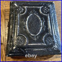 1/6 Plate Daguerreotype Clear Hand Colored Sisters Earrings Broach Gloves