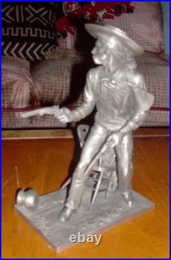 (10) Western Sculptures Wild Bill Hickok, Jesse James, Custer