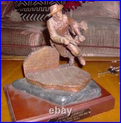 (10) Western Sculptures Wild Bill Hickok, Jesse James, Custer