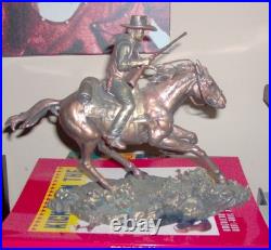 (10) Western Sculptures Wild Bill Hickok, Jesse James, Custer