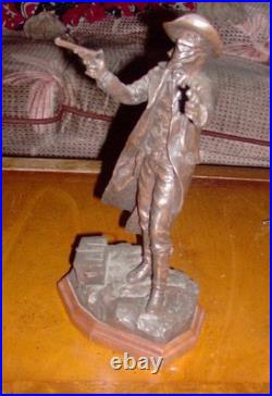 (10) Western Sculptures Wild Bill Hickok, Jesse James, Custer