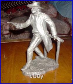 (10) Western Sculptures Wild Bill Hickok, Jesse James, Custer