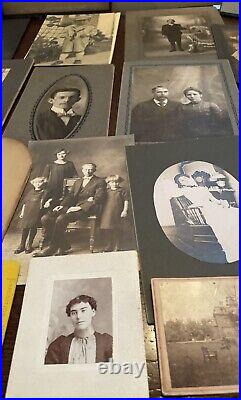125 PLUS LOT of ALBUMEN PHOTOGRAPS from 2 x 2in. Up to 8 x 10in