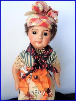 13 Antique UNIS France 60 Black Brown Bisque Doll French 71 149 SFBJ from Haiti