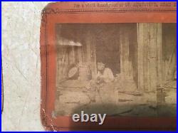 13 RARE 1800's AFRICAN AMERICAN WOMAN & KID SPANISH SLAVE MARKET STEREOVIEW Card