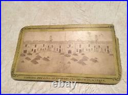 13 RARE 1800's AFRICAN AMERICAN WOMAN & KID SPANISH SLAVE MARKET STEREOVIEW Card