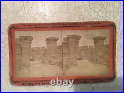 13 RARE 1800's AFRICAN AMERICAN WOMAN & KID SPANISH SLAVE MARKET STEREOVIEW Card