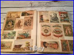 1300+ Victorian Trade Card Scrapbook Soapine Haddocks Black Americana Vtg Rare
