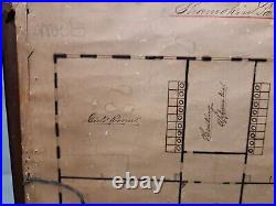 1800-1900 Stone Valley Pa Zion Lutheran Church Shamokin Framed Floorplan LOOK