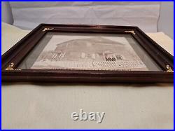 1800-1900 Stone Valley Pa Zion Lutheran Church Shamokin Framed Floorplan LOOK