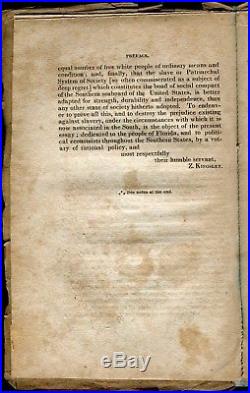 1829 Pamphlet Written By Jacksonville Florida Z Kingsley Slave Owner Slavery