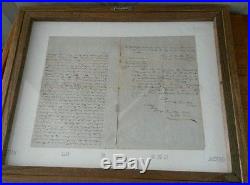 1842 Original Bedford Virginia VA Gift of Slaves Document Trade -Identified