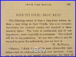 1845 Abolitionist Slave Narrative Book Sufferings Lewis Clarke Black Slavery KY