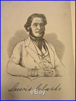 1845 Abolitionist Slave Narrative Book Sufferings Lewis Clarke Black Slavery KY