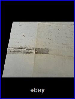 1858 Letter by Black Man Buying Woman Pre-Civil War Alabama History Americana