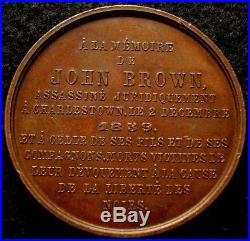 1859 John Brown Abolitionist Medal RARE