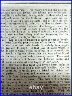 1859 anti-slavery newspaper w long VERY EARLY HISTORY of AFRICAN-AMERICAN MUSIC