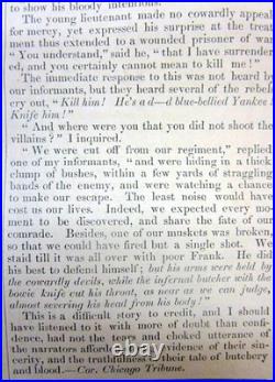 1861 LIBERATOR abolitionist newspaper names SLAVERY asTHE CAUSE of the CIVIL WAR