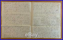 1862 Slave Trader Letter Angola Africa Ship Triangle Trade Slavery Manuscript