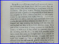 1863 / Journal / Slavery On A Georgian Plantation / Brutal Descriptions