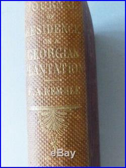 1863 / Journal / Slavery On A Georgian Plantation / Brutal Descriptions