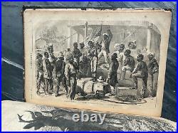 1867 HISTORIC FIRST VOTE BOUND Vol. HARPERS WEEKLY FULL BLACK AMERICANA Nast Mag