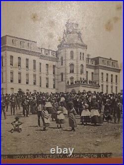 1867 Howard UniversityWashington DC OpeningDay Crisp Color Stereoview Photo