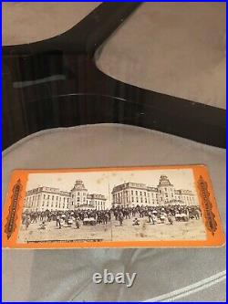 1867 Howard UniversityWashington DC OpeningDay Crisp Color Stereoview Photo