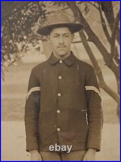 1870s African American soldier Possibly Indian are Spanish War Soldier