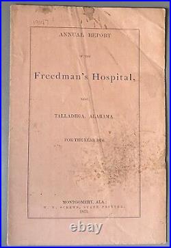 1875 Talladega Alabama African American Freed Slaves Record Book Black History