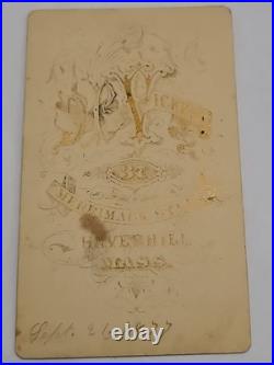 1877 CDV Photo Ethnic Beautiful Woman Black Well Dressed Cameo Black Americana