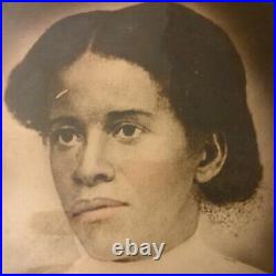 1880's Vintage Mounted Photo Young African American Black Woman