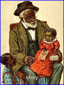 1880S Ayer's Cathartic Pills Trade Card The Country Doctor Black Americana