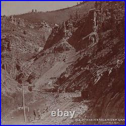 1880s No 42 Mines In Eagle River Canon D&RG RR William Henry Jackson Photograph