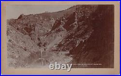 1880s No 42 Mines In Eagle River Canon D&RG RR William Henry Jackson Photograph