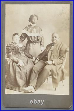 1890s Black History US Civil War 11th USCT Drummer Rev John Hector Cabinet Card