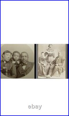 1890s Black History US Civil War 11th USCT Drummer Rev John Hector Cabinet Card