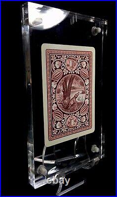 1895 High Grade Black Americana Antique Photo Playing Cards Historic Game Single