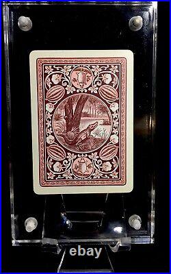 1895 High Grade Black Americana Antique Photo Playing Cards Historic Game Single