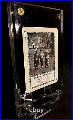 1895 High Grade Black Americana Antique Photo Playing Cards Historic Game Single