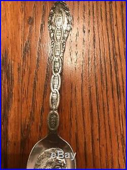 1896 Frederick Douglass Souvenir Silverplate Spoon Memorial Black Memorabilia