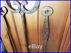 18th c. Wrought Iron Peel RARE Signed AH & Decorated. Fr an Old Collection