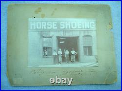 1900 KNOXVILLE TENNESSEE Cabinet Card HORSE SHOEING Wikoff Brothers Identified