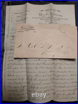 1900 Rev C. T. Stamps Of Mississippi to Rev A. T. Stewart of Helena Arkansas