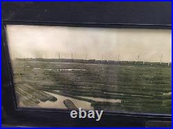 1900s -1915 AMERICAN LUMBER COMPANY TRAIN PANORAMIC PHOTOGRAPH, ALBUQUERQUE, NM