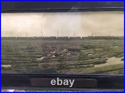 1900s -1915 AMERICAN LUMBER COMPANY TRAIN PANORAMIC PHOTOGRAPH, ALBUQUERQUE, NM