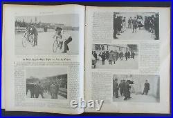 1901 MAJOR TAYLOR La Vie Illustre Magazine Black American Cycling Bicycle Racing