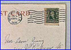 1905 BUZZARD PETE Postcard Shorthand Mail-Art Univ of Virginia Black Americana