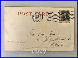 1905 BUZZARD PETE Postcard Shorthand Mail-Art Univ of Virginia Black Americana