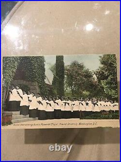 1905 Howard University African American Choir Postcard Photo